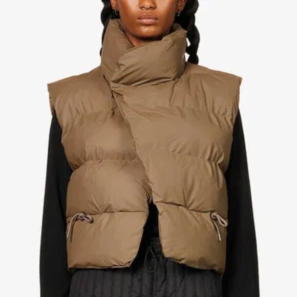 Rains High Neck Padded Shell Vest - Picture 2 of 10